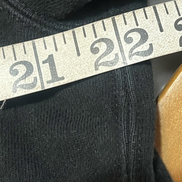 The RL Polo Ralph Lauren Blk Fleece Turtleneck Sweatshirt Sz M Men - Picture 4 of 7